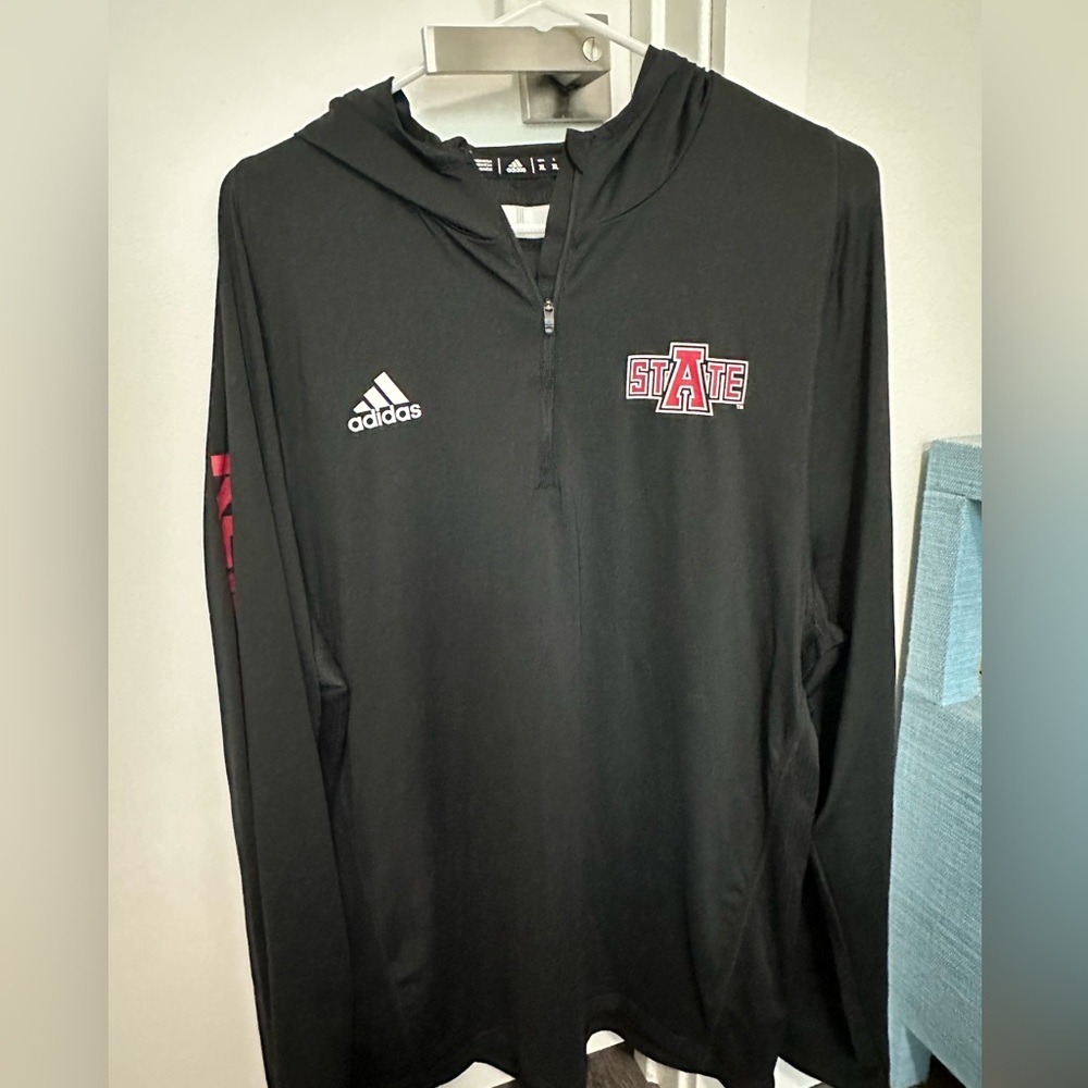Adidas Arkansas State Red Wolves Black Jacket